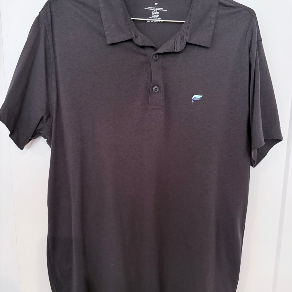 Fabletics Charcoal Polo Shirt